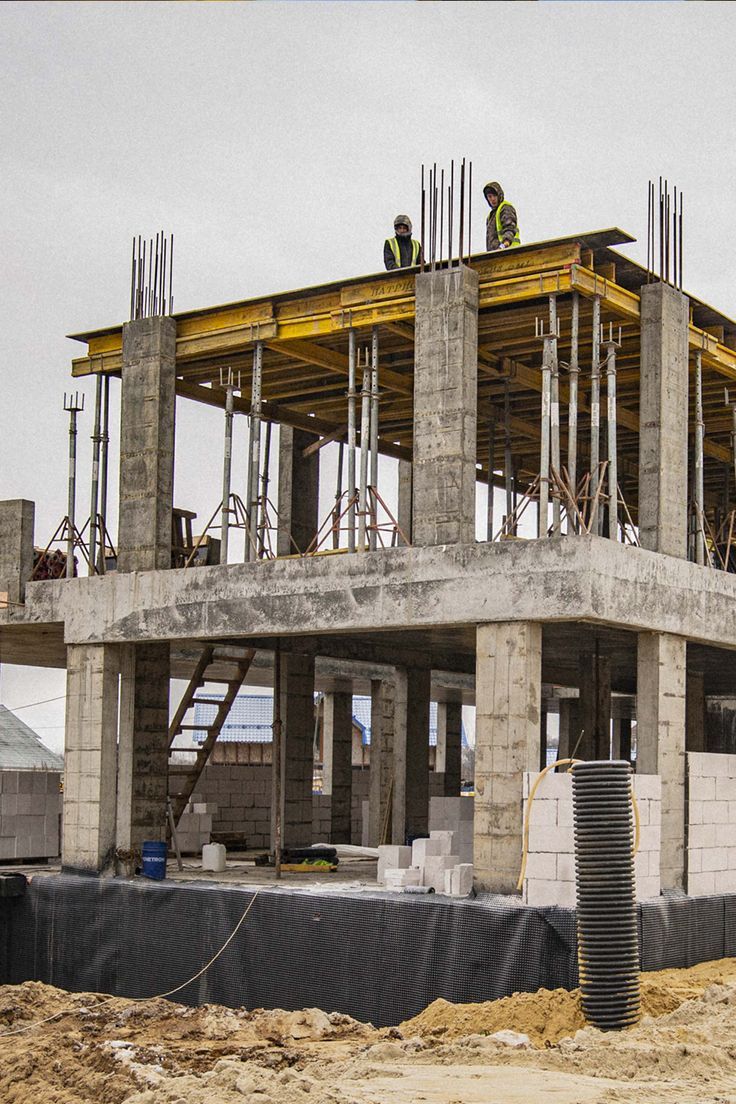 Armiranobetonski radovi – konstrukcija na gradilištu